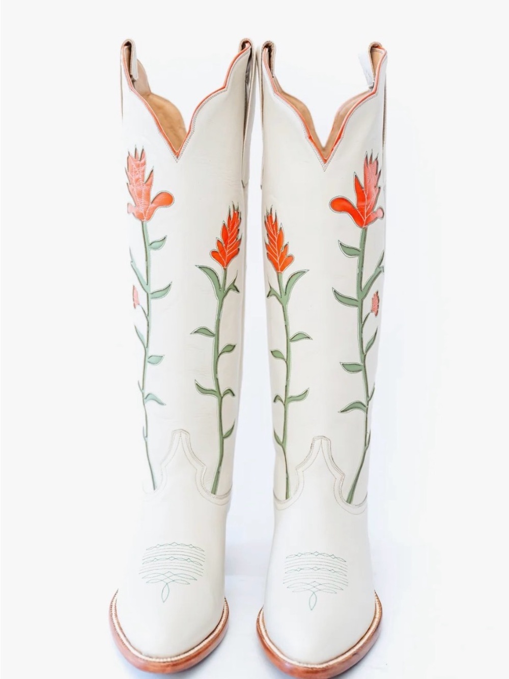 Petite Paloma Sawyer Knee-High Western Boots size 6.5